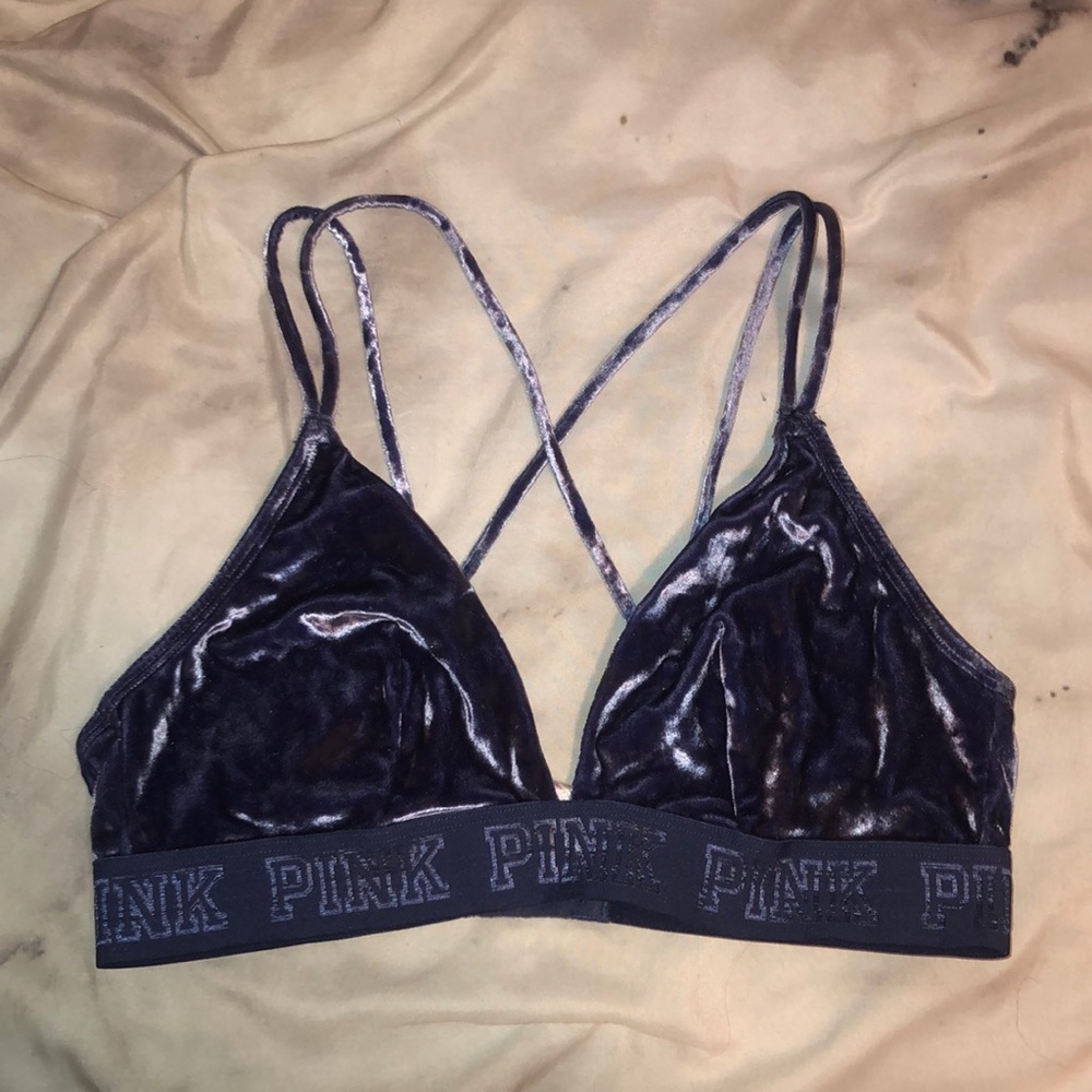 PINK Velvet Bralette